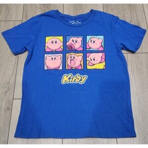 Kirby Nintendo Graphic TShirt Short Sleeve Kids Youth Size Medium‎